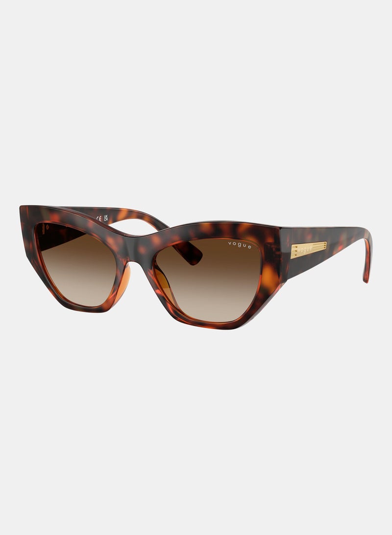 Vogue Full Rim Cat Eye Sunglasses 0VO5607S - Image 2